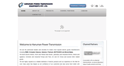 Desktop Screenshot of hanumanpower.com